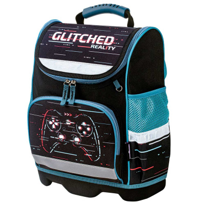 Школьный ранец Glitched reality Юнландия Wise 270589 1